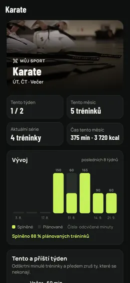 Stránka sportu a jeho vývoj